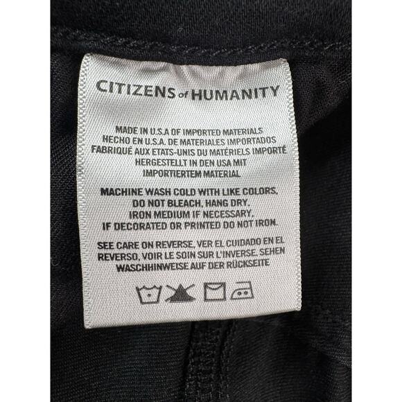 Citizens of Humanity Chrissy Jean Women's 26 Black Denim High Rise Skinny Emo - Picture 9 of 16